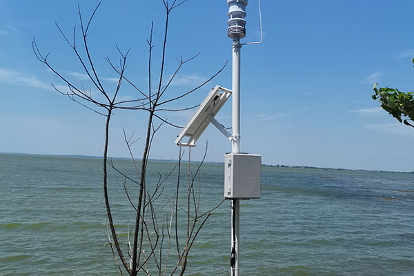 安徽省東至縣升金湖水文氣象站安裝案例